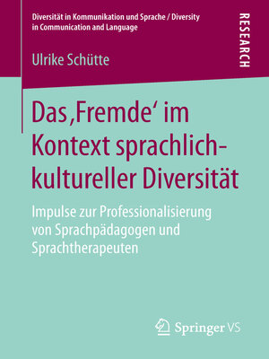 cover image of Das ‚Fremde' im Kontext sprachlich-kultureller Diversität